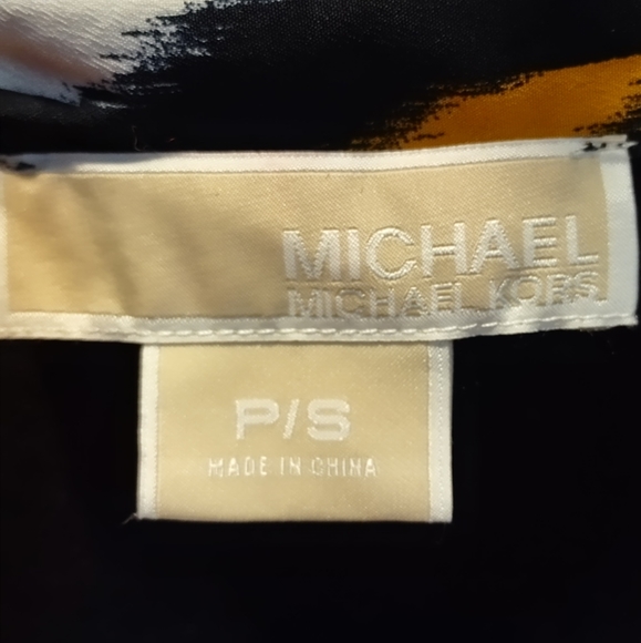 MICHAEL Michael Kors Button Down Tie Blouse - Picture 6 of 8